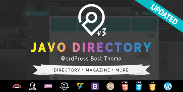 Javo Directory WordPress Theme - Pluginthemebr - Wordpress plugins e temas
