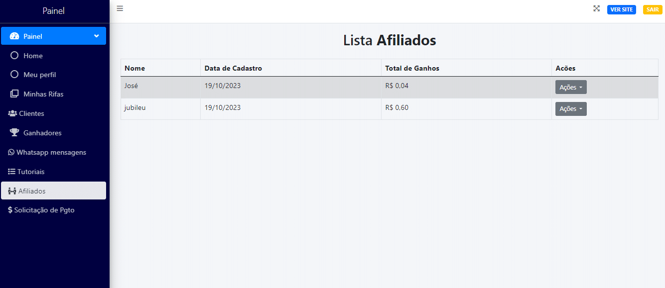 Script Rifa 10.0 em php / Laravel – Sistema completo com